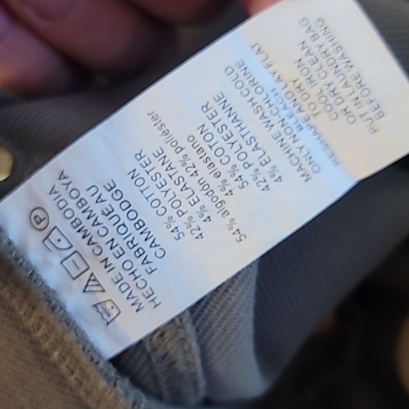 Michael Kors Olive stretch Pant Woman Size L - Picture 9 of 9